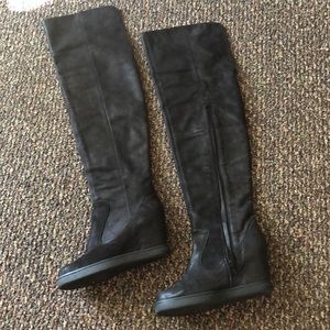 Aldo over knee wedge boot